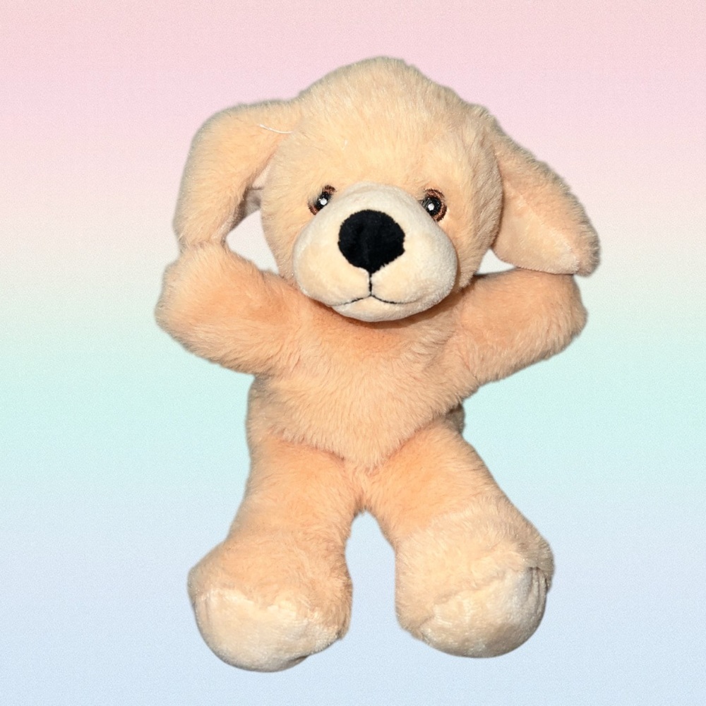 The Puppet Company UK Golden Labrador Dog Plush Toy Hand Puppet 12”